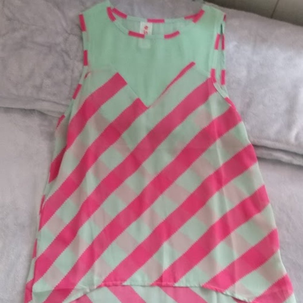 Sheer Sleeveless Top